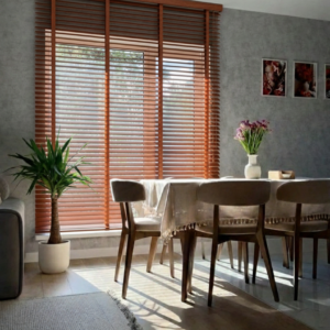 doğal ahşap jaluzi 50mm