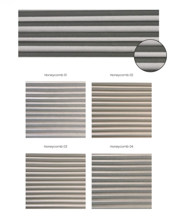 Plicel perde Honeycomb Termal