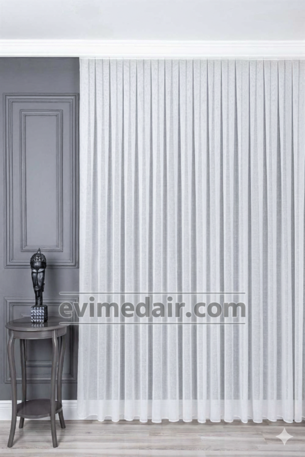 burgu Çizgili tül perde