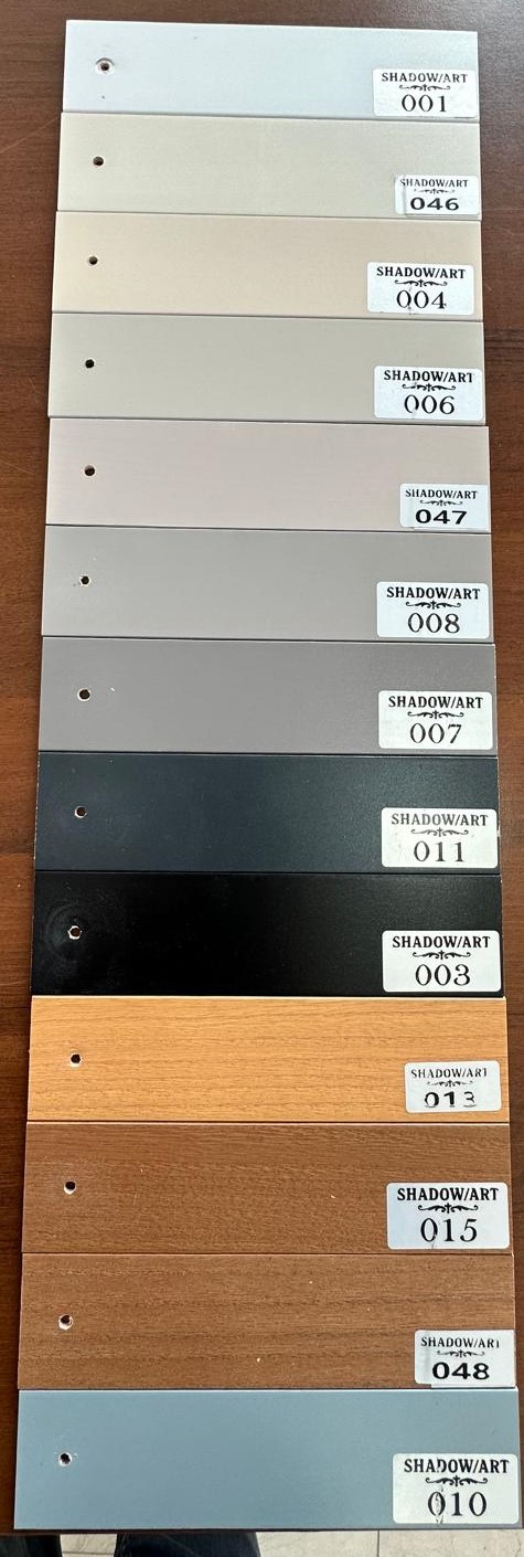 Krem Ahşap Jaluzi Perde 50mm – Direk Üreticiden