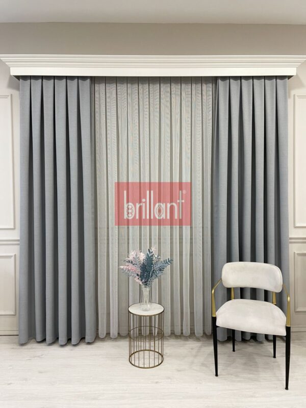 grİ renk modern dokulu Örme tül perde grİ renk modern dokulu Örme tül perde