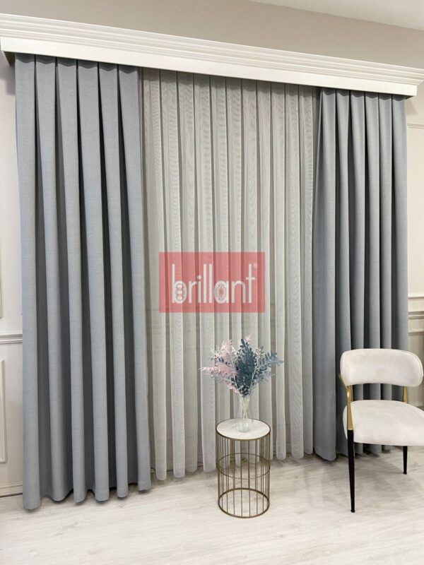 grİ renk modern dokulu Örme tül perde grİ renk modern dokulu Örme tül perde