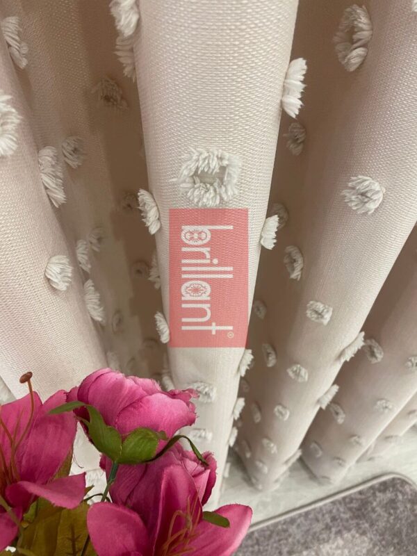 antrasit renk ponponlu pufy fon perde (kopya)