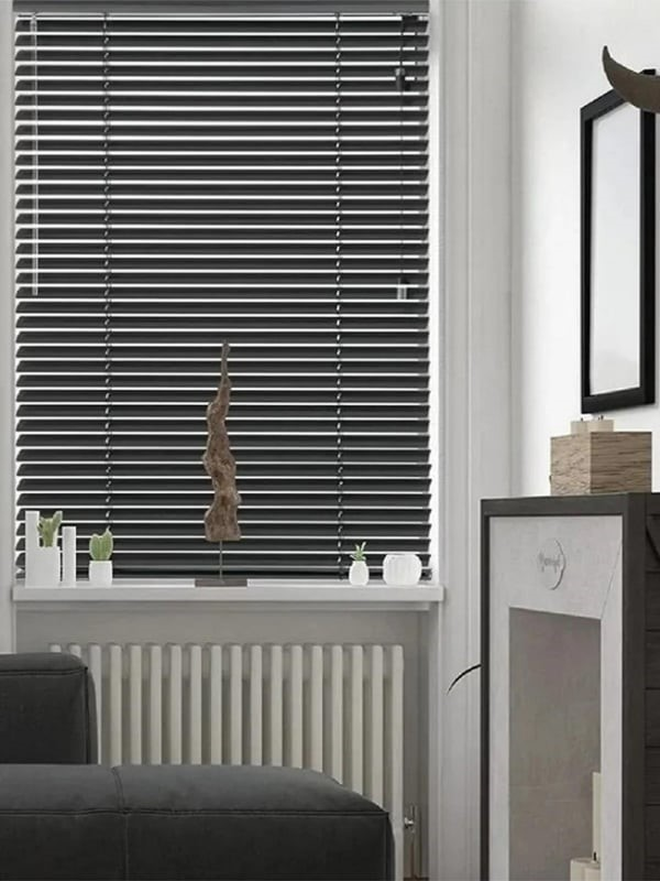 Siyah Alüminyum Jaluzi Perde - 25m Siyah Alüminyum Jaluzi Perde - 25m